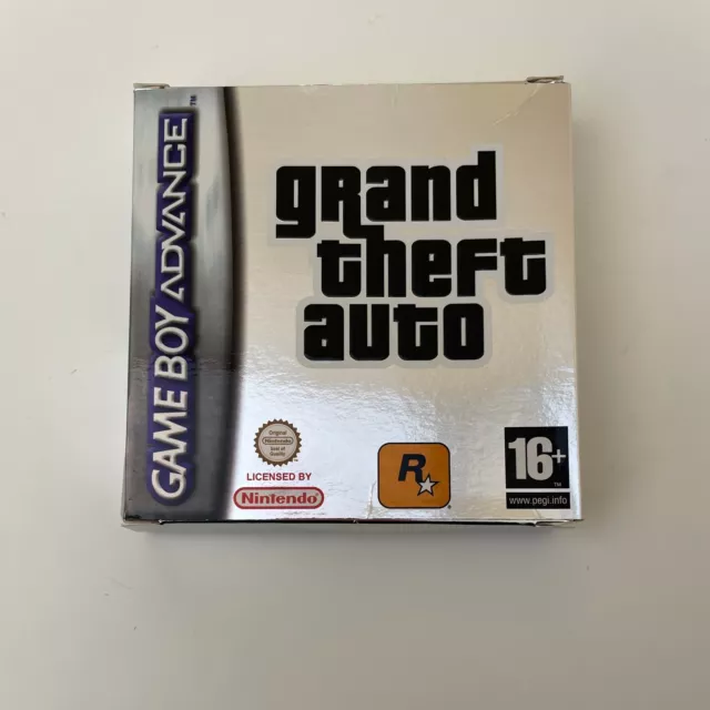 Grand Theft Auto GTA - Game Boy Advance GBA - Boxed Complete in Box CiB