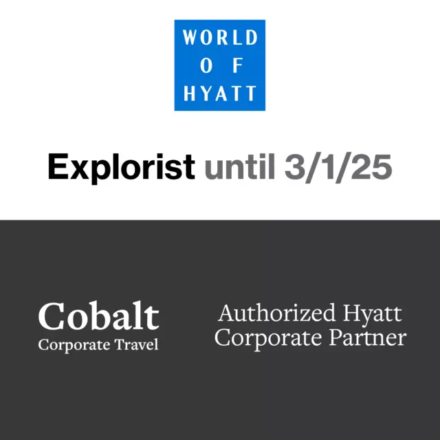 Hyatt Explorist status until 3/1/25 | Direct Upgrade | Hyatt Partner