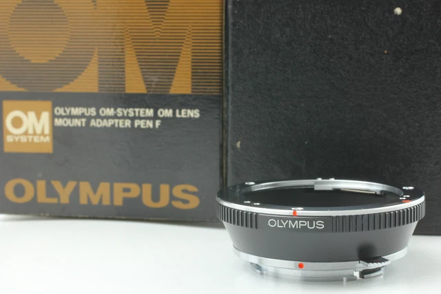 [Mint in Box] Olympus OM-System Lens Mount Adapter PEN F Film Camera From JAPAN