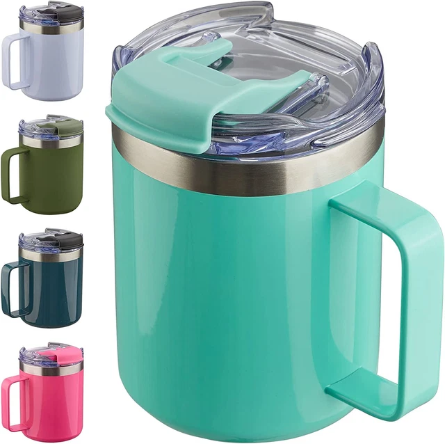 12oz Insulated Coffee Mug Stainless Steel Vacuum Tumbler Travel Cup Double Wall