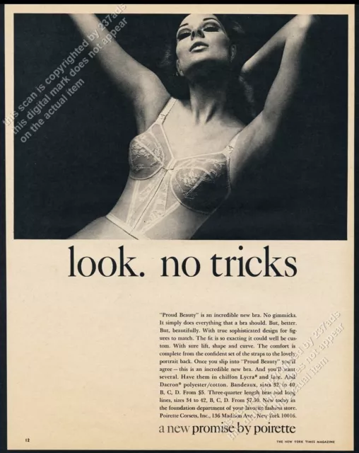 1965 Triumph lingerie bra girdle woman photo German vintage print ad 