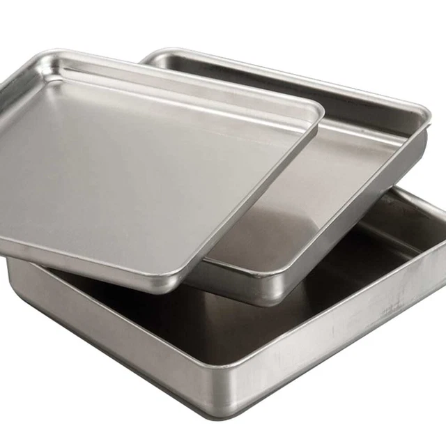 American Metalcraft SQ820 Square 8 x 8 x 2 Aluminum Pan"