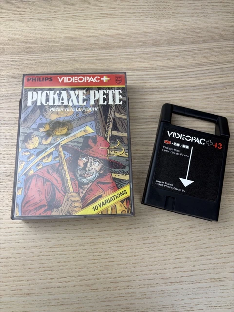 Jeu Vidéo Pickle Peter tête de pioche - Philips Videopac N°43 (complet