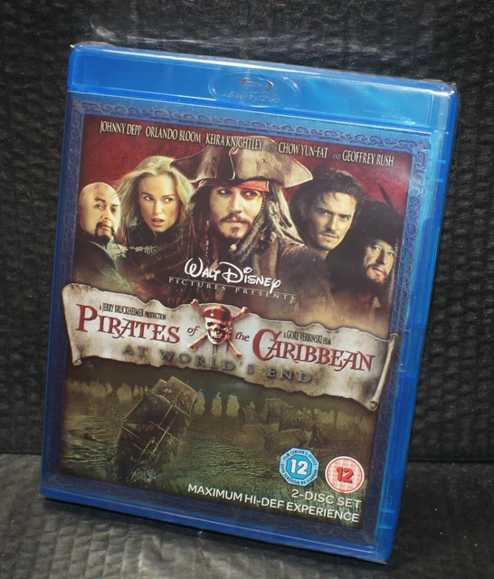 PIRATES OF THE Caribbean at Worlds End blu ray Brand new foil P&P Free ...