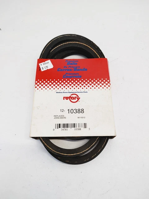 JOHN DEERE M110312 V-BELT 1/2"x 64" O.D. BESTORQ LIGHTNING A62LG - Foto 8