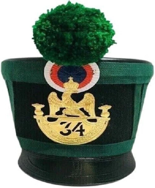 Details about French Napoleonic Shako Helmet