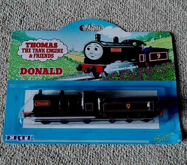 THOMAS THE TANK Engine ERTL DONALD TRAINS DIECAST NEW & SEALED 1993 £38 ...