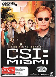 CSI: Miami - Season 10  (DVD) New & Sealed - Reg 4