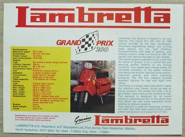 Sales Brochures, Motorcycle Manuals & Literature, Vehicle Parts