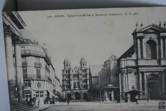 Carte Postale Ancienne - Cpa Dijon - 21 - Eglise St-Michel Et Bourse Du Commerce