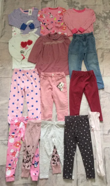 Girls Clothes Bundle 3-4 Years Dress Pj Sets Jeans Tops M&S TU George Etc