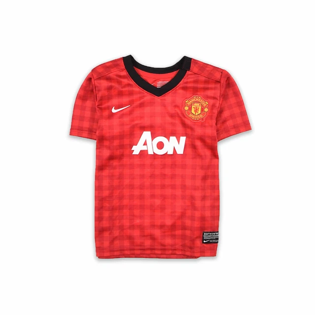Nike Junge Kinder Trikot Jersey Gr.90 Manchester United 12/13 Rot 93121