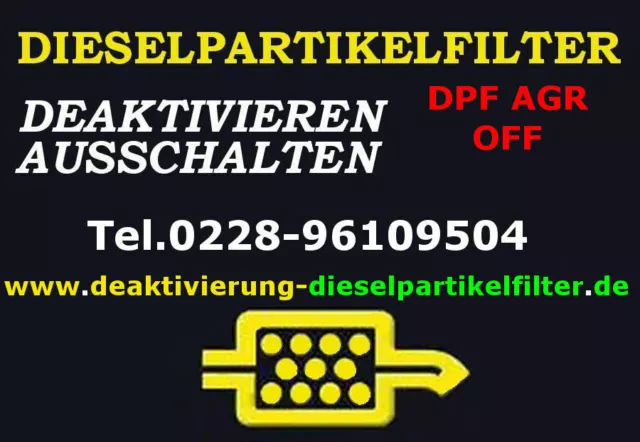 Dieselpartikelfilter Deaktivieren Deaktivierung AGR DPF off Forum DPF OFF