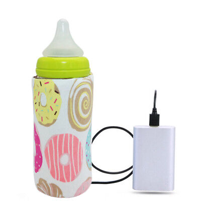 Calentador de biberones portátil calentador de viaje bebé niños leche agua bolsa USB SoftJQ