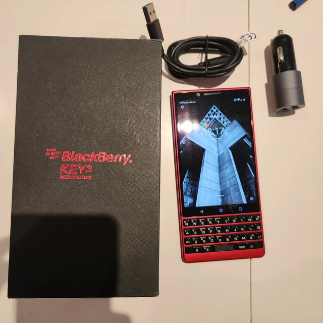 Blackberry Key2 128GB デュアルSIM SIMフリー 黒（Amazon.co.jp