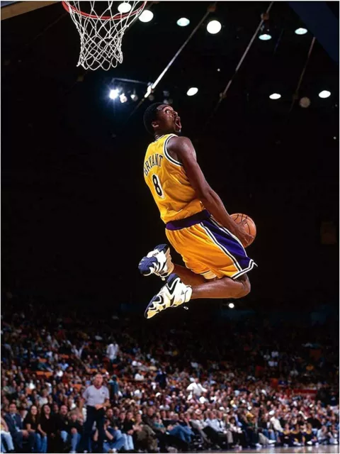 Kobe Bryant Canvas Wall Art basketball dunk posters Sports