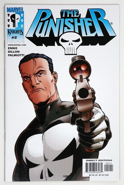 Punisher #2 Vol. 4 Marvel Knights (2000) NM+ Variant Cover Ennis / Dillon