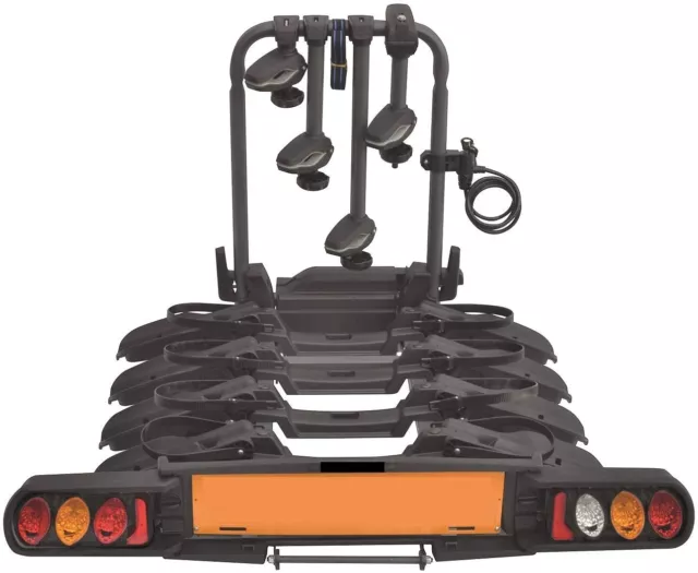 Witter Towbars ZX704 Clamp-On 4 Bike Towball Mounted Cycle Carrier Max Load 60kg