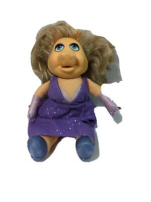1980 Miss Piggy Muppet Doll Plush Fisher Price Signed Jim Henson #890   VTG
