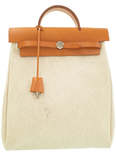 Hermes Ale Bag Ad Pm Engraved 1998 Made Mens Women Backpack