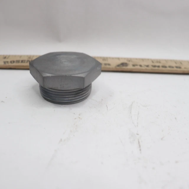 Hex Head Pipe Plug SAE #20 Steel-Chromium 4000 PSI 1-5/8"