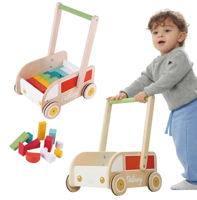 Classic World Bébé Walker Avec Blocs