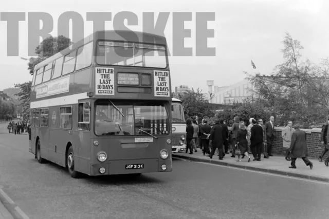 35mm Negative London Transport Daimler CRG6LXB Park Royal JGF313K 1973 Wembley