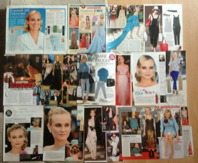 ❄️ ❄️  DIANE KRUGER -  Pressesammlung  116 x Berichte und Ausschnitte