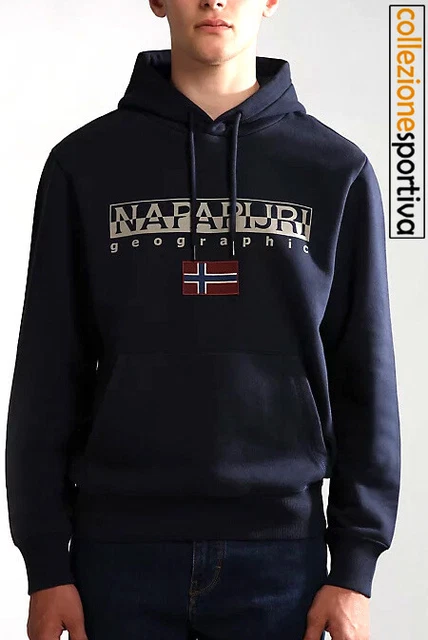 FELPA UOMO/DONNA NAPAPIJRI B-AYAS H-1- NP0A4GJA1761 col. blu scuro