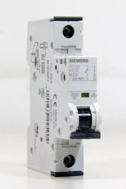 SIEMENS Disjoncteur 5SY61 MCB B/C/D 1 Jusqu'À 20A