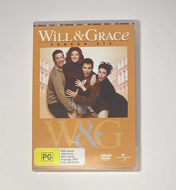 Will & and Grace Complete Season 6 - DVD - Region 4