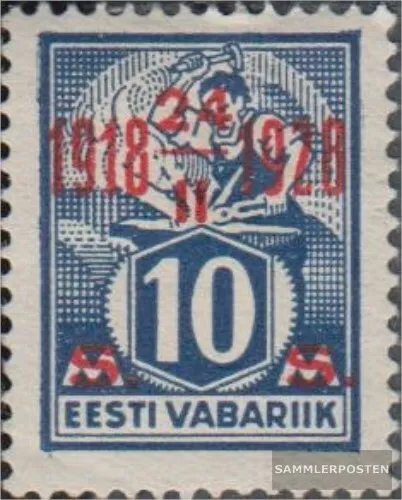 Estland 70 gestempelt 1928 10 Jahre Unabhängigkeit