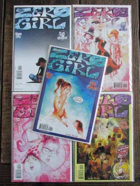 Wildstorm Homage 2003 ZERO GIRL Comic Book Issue #1-5 Complete Series 2 3 4 Set