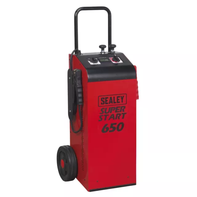 Sealey SUPERSTART650 Battery Starter/Charger 650Amp 12/24V