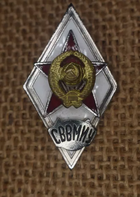 RUSSIAN RUSSIA SOVIET USSR CCCP ORDER MEDAL PIN Graduation BADGE Military School