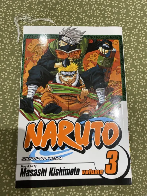 Naruto Volume 3 By masashi Kishimoto Manga Comics Back In Stock English Copy