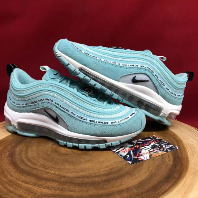 Nike Air Max 97 GS Have A Nike Day Tropical Twist Teal Size 4y 923288-300