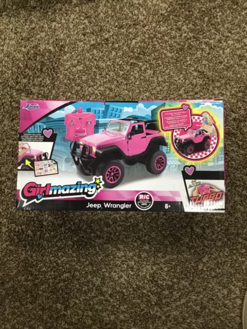 Jada Toys GIRLMAZING Big Foot Jeep R/C Vehicle 1:16 Scale - Pink RTL 25.$ SEL 12