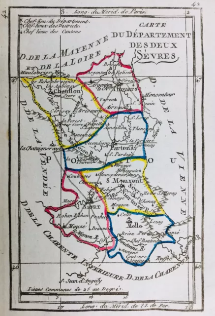 Deux Sèvres en 1794 Partenay Thouars Niort Melle Saint Maixent Mauzé Bressuire