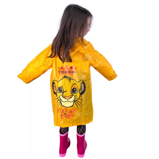 Le Leone Simba Giacca Para pioggia Impermeabile  3-8anni Mantella Giallo Poncho 3