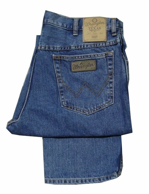 WRANGLER Jeans Da Uomo Texas STRETCH Regular F, Blu Nero - Foto 4