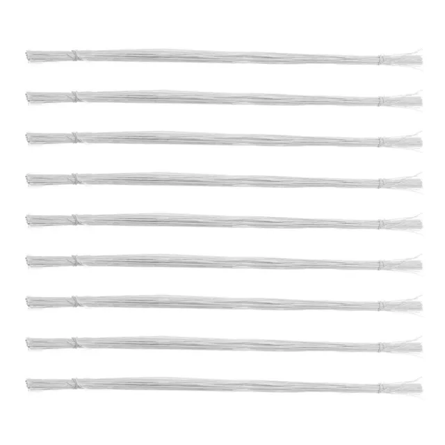 100 Pcs White Iron Paper Rattan Rose Branch Floral Stems Gaffers Tape