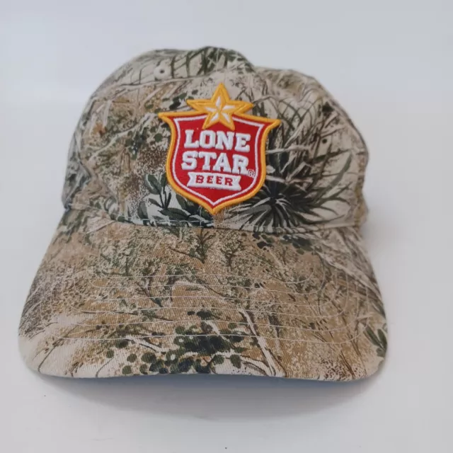 Lone Star Beer Camouflages Hat Baseball Cap Game Guard Adjustable Strap