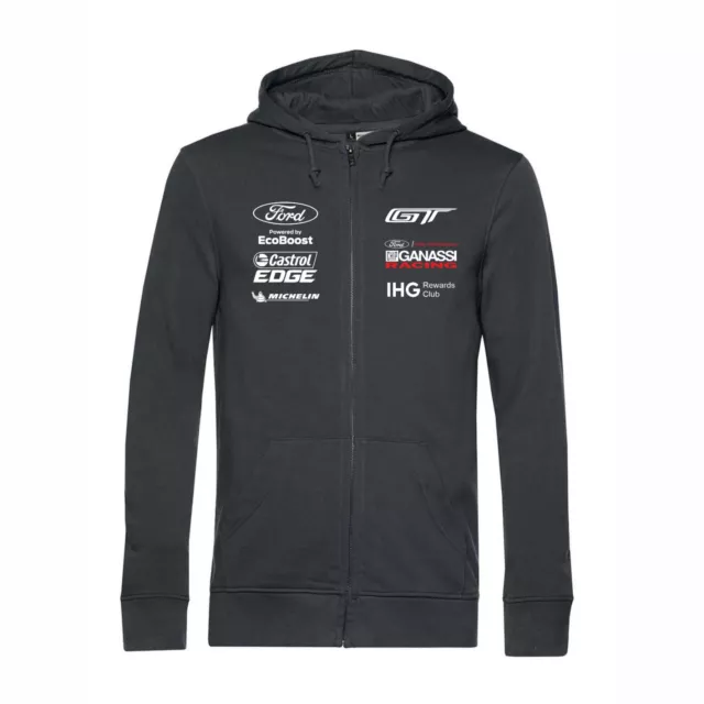 Felpa FORD performance GT cappuccio nera ECOBOOST team GARA corse fans