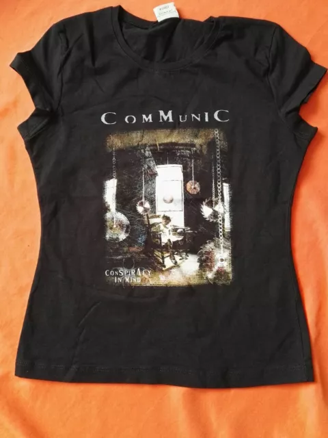 COMMUNIC Conspiracy In Mind Girlie Shirt - Größe M - NEU Power Thrash Metal