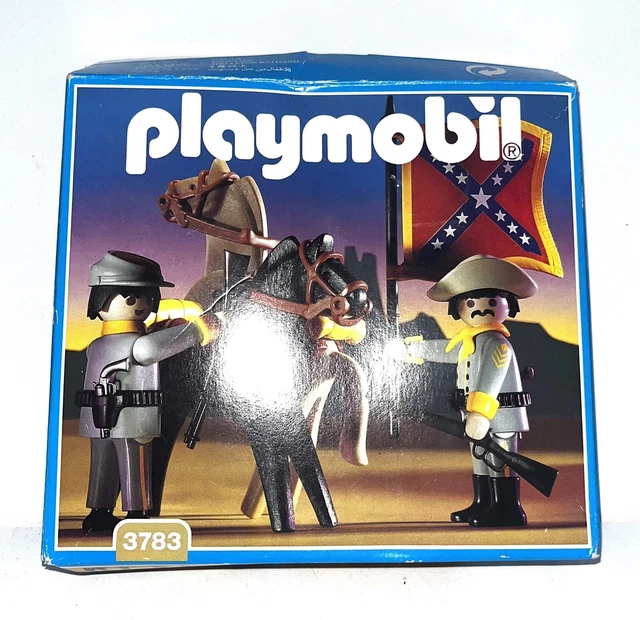 2 X SOLDATS Playmobil Custom Western ACW États du Sud/Nord EUR 21,00