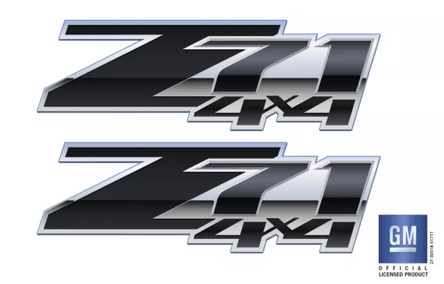 2007 07 Chevy Silverado GMC Sierra Z71 4X4 Bed Side Decal Stickers Set of 2