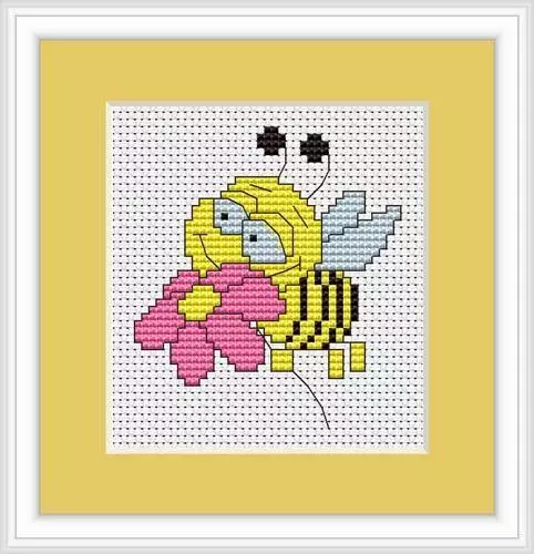 Bee Mini Cross Stitch Kit by Luca S B089