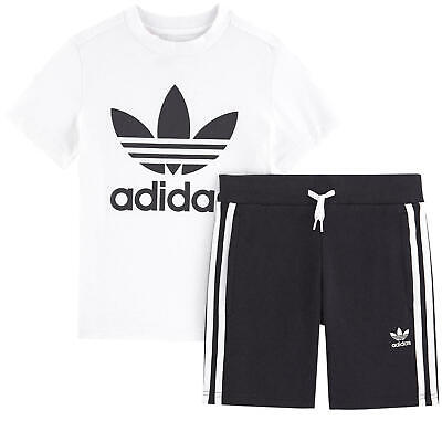 Adidas Original Completo Bermuda T-Shirt Bambino Primavera Estate   6/7 Anni