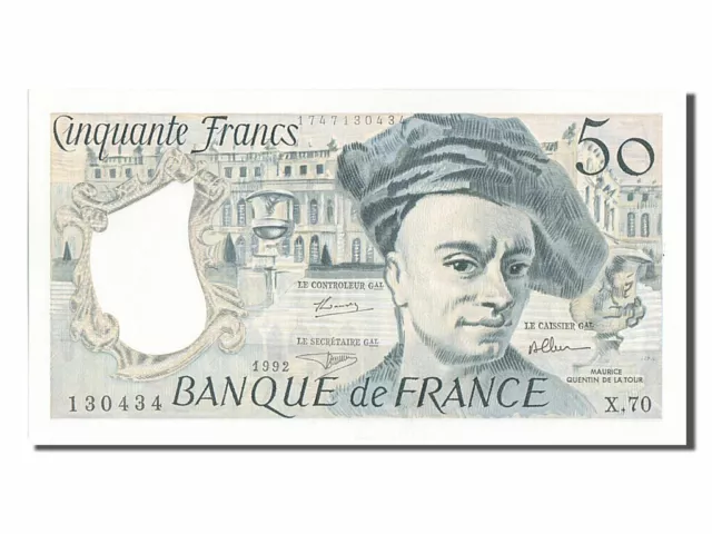 [#203499] Banknote, France, 50 Francs, 50 F 1976-1992 ''Quentin de La Tour'', 19